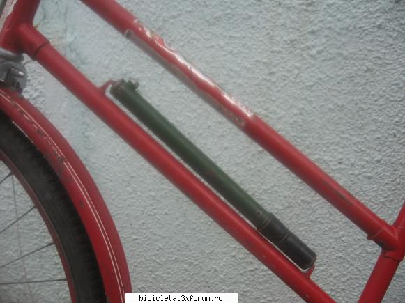 Bicicleta Pegas Ideal - Am gasit si pompa care sa se potriveasca in - Biciclete in lucru