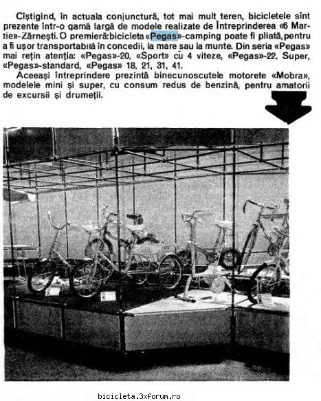 Fabrica 6 martie din Zarnesti - Modele existente in 1979. Sursa: Revista Tehnium - Istorie