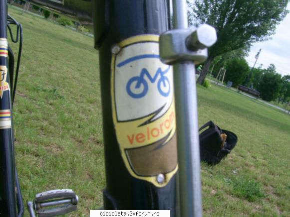 Fabricat in Romania - emblema cu " M " probabil de la Medias, aceeasi - Prezentare biciclete