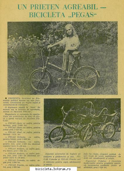 8 reclame biciclete pegas