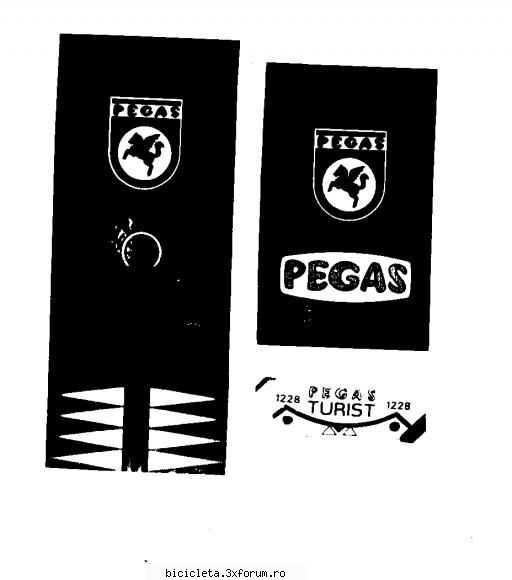 12 pegas turist 1228 sigle biciclete