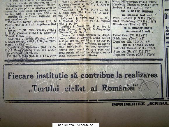 08 07 1946 ziare vechi & continut ciclist